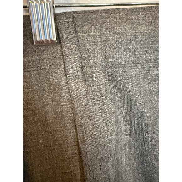Hart Schaffner & Marx Gray Grey Pure Wool Pants Size 44 - Picture 2 of 10